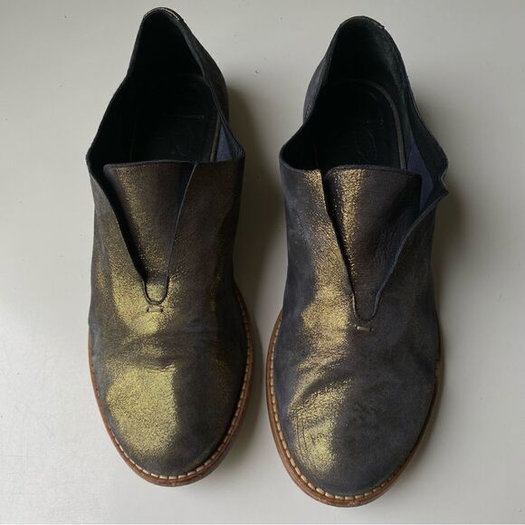 Zero + Maria Cornejo “Kelia” metallic Oxfords 36 6 - Picture 9 of 9